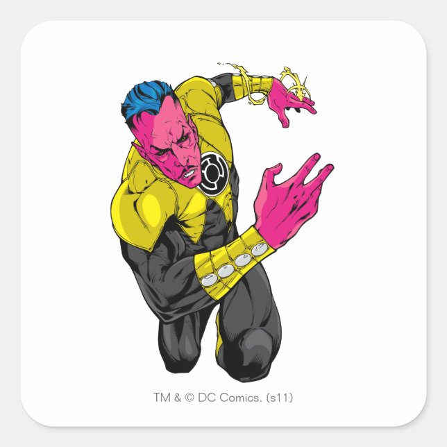 Thaal Sinestro 7 Square Sticker (Front)