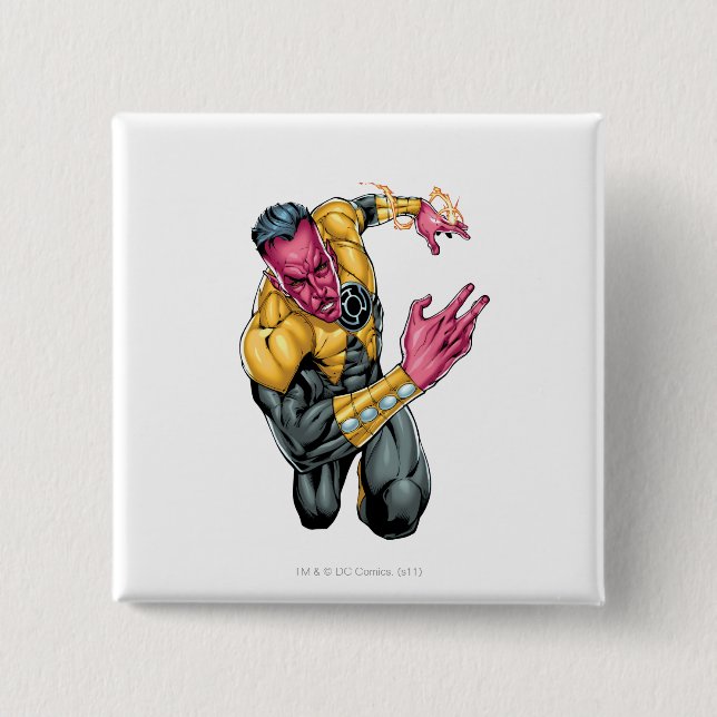 Thaal Sinestro 8 15 Cm Square Badge (Front)