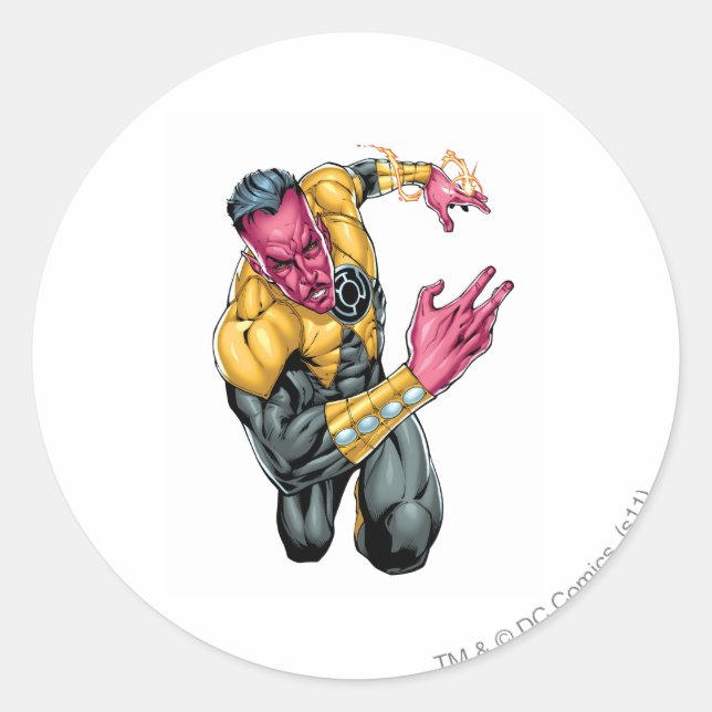 Thaal Sinestro 8 Classic Round Sticker (Front)