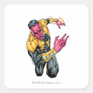 Thaal Sinestro 8 Square Sticker