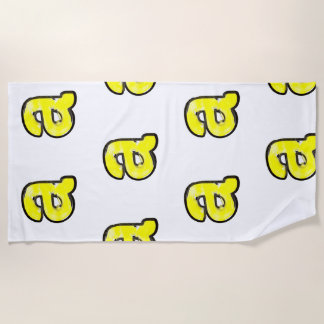 Thaddeus & Crimson/THCBand's THCA "a" Beach Towel