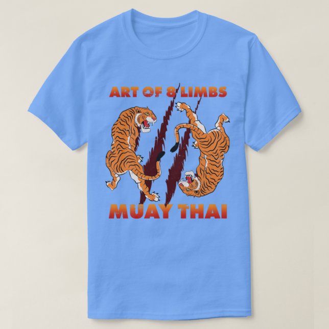Thai Boxing Art Of 8 Limbs Muay Thai T-Shirt (Design Front)