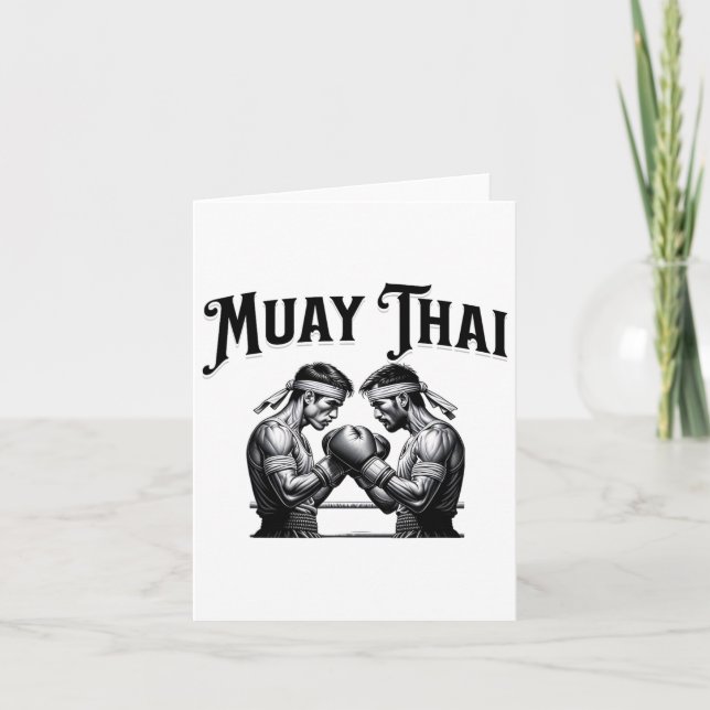 Thai Boxing  Card (Front)