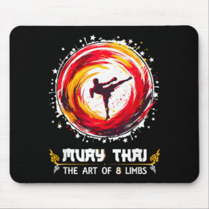 Thai Boxing Full Contact MMA Eight Limbs Muay Thai Mouse Mat