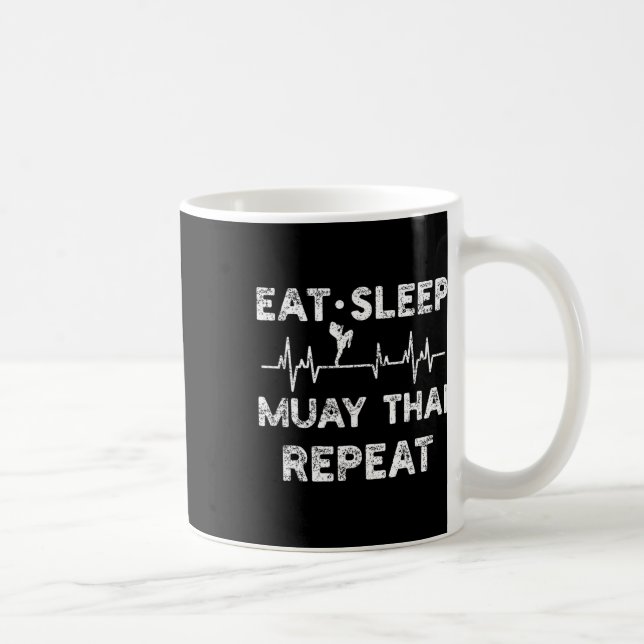 Thai Boxing Muay Thai Kickboxing  Coffee Mug (Right)