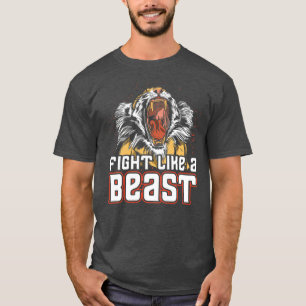 Thai Boxing Muay Thai Tiger Nak Muay Lutas Kickbox T-Shirt