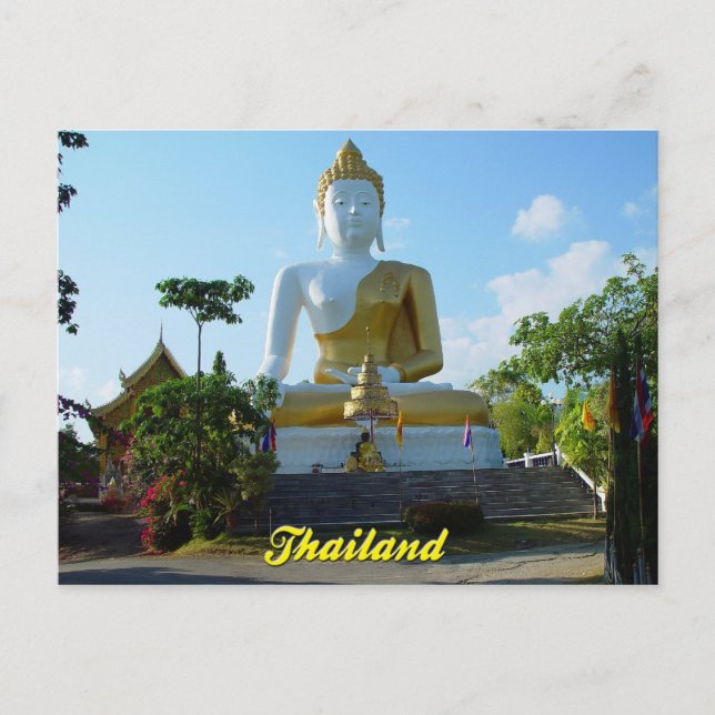 Thai Buddha Chiang Mai, Thailand Postcard (Front)
