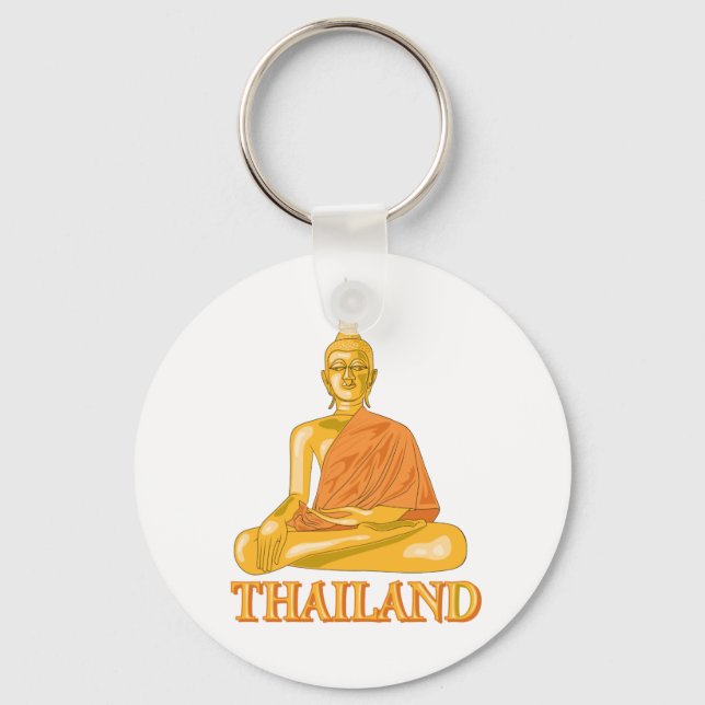 Thai Buddha Key Ring (Front)