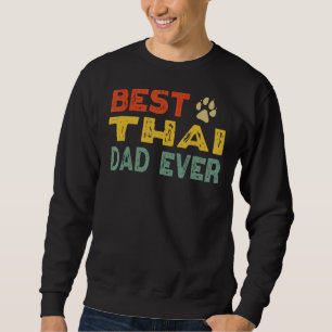 Thai Cat Dad Owner Breeder Kitten Sweatshirt