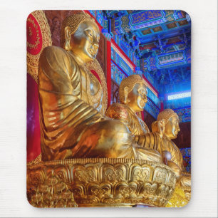 Thai China Buddha Image statue Mouse Mat