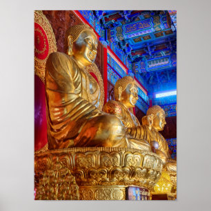 Thai China Buddha Image Statue Poster