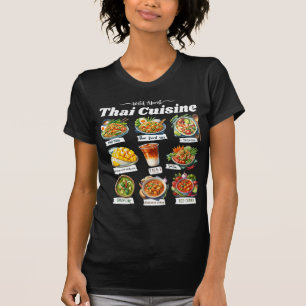 Thai Cuisine Restaurant Foodie Crew Asian Food Art T-Shirt