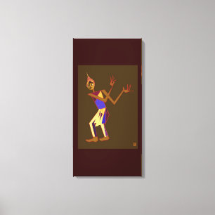 Thai dancer - man canvas print