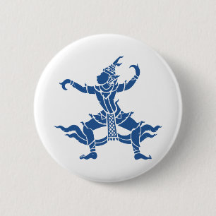 Thai Dancer ⚠ Thailand Sign ⚠ 6 Cm Round Badge