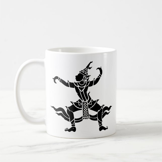 Thai Dancer ⚠ Thailand Sign ⚠ Coffee Mug (Left)