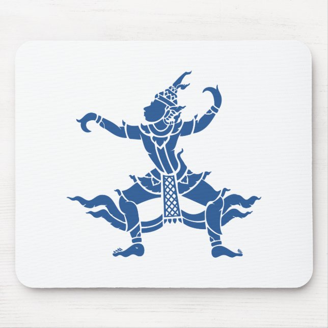 Thai Dancer ⚠ Thailand Sign ⚠ Mouse Mat (Front)