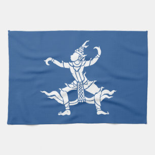 Thai Dancer ⚠ Thailand Sign ⚠ Tea Towel