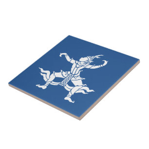 Thai Dancer ⚠ Thailand Sign ⚠ Tile