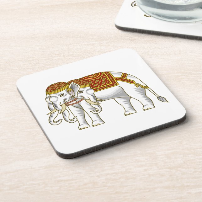 Thai Erawan White Elephant Coaster (Left Side)