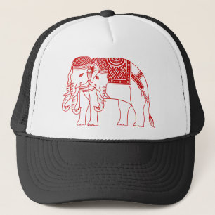 Thai Erawan White Elephant Trucker Hat