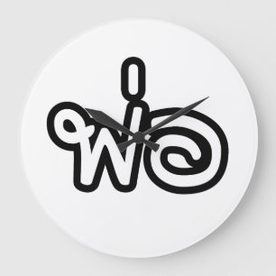 Thai Father - พ่อ / Phaw - Thai Language Script Large Clock