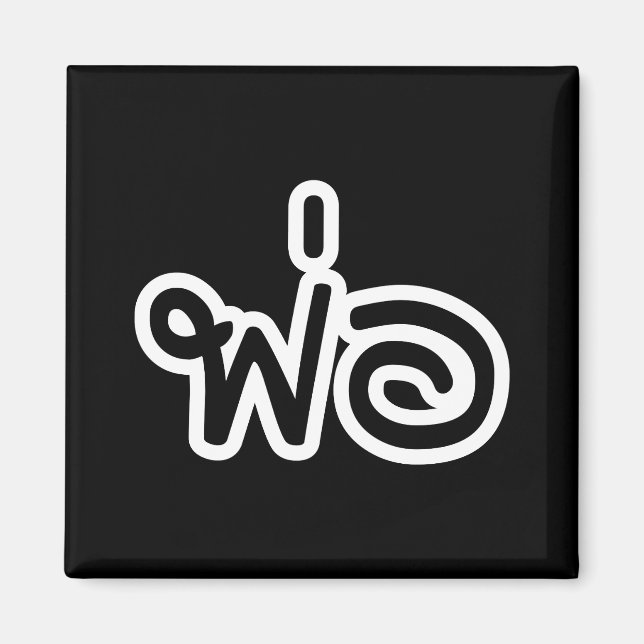 Thai Father - พ่อ / Phaw - Thai Language Script Magnet (Front)