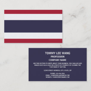 Thai Flag, Flag of Thailand Business Card