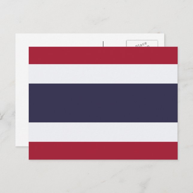 Thai Flag, Flag of Thailand Postcard (Front/Back)