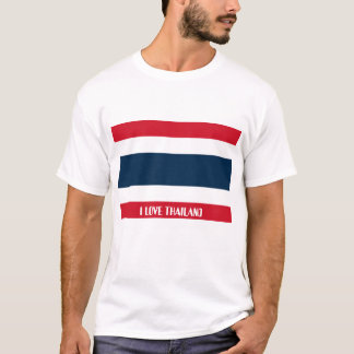 Thai flag, I LOVE THAILAND T-Shirt