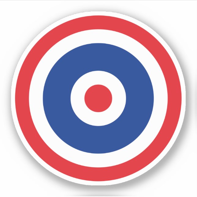 Thai Flag Roundel Target (Front)