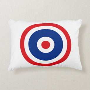 Thai Flag Roundel Target Decorative Cushion