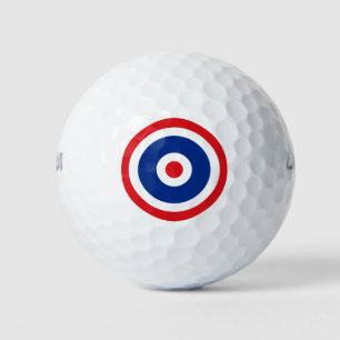 Thai Flag Roundel Target Golf Balls