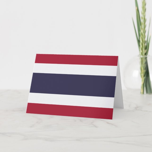 Thai Flag (Thailand) Card (Front)