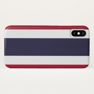 Thai Flag (Thailand) iPhone X Case