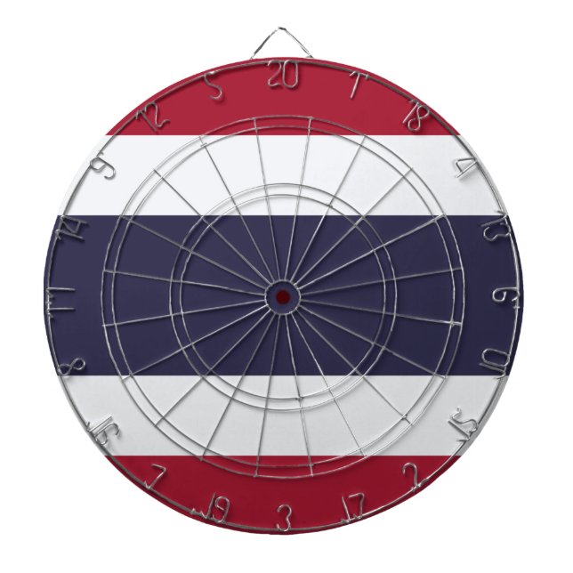 Thai Flag (Thailand) Dartboard (Front)