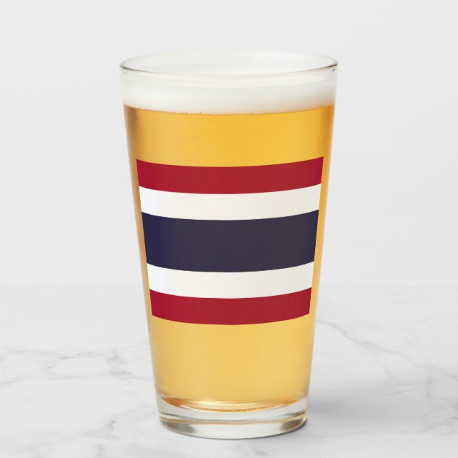 Thai Flag (Thailand) Glass (Front Filled)