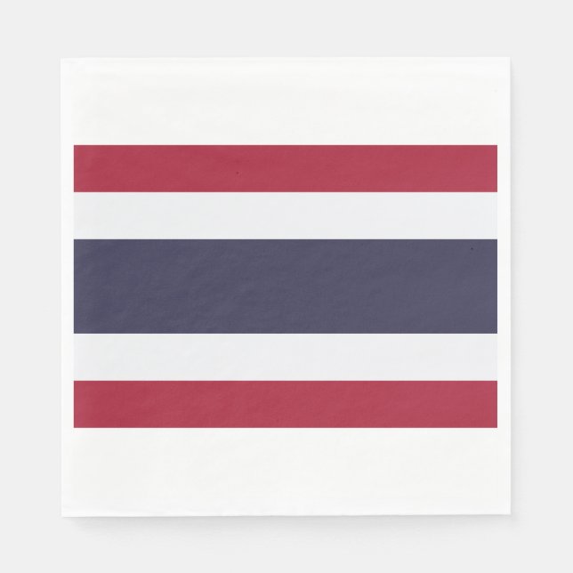 Thai Flag (Thailand) Napkin (Front)