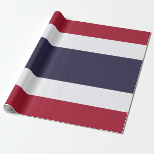 Thai Flag (Thailand) Wrapping Paper