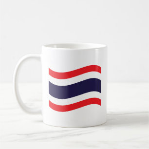 Thai Flag Wave Coffee Mug