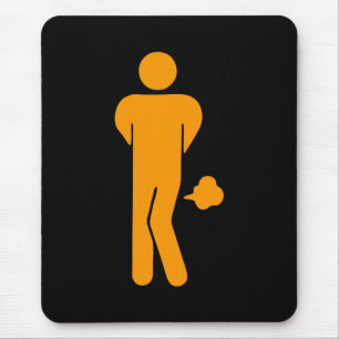 THAI FOOD CAN BE SPICY ⚠ Funny Sign : Restrooms ⚠ Mouse Mat