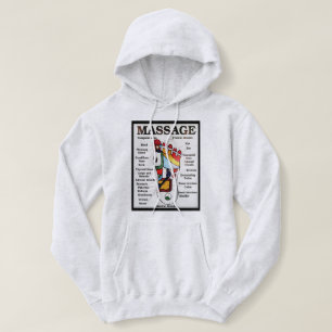 Thai Foot Massage ~ Reflexology map Hoodie