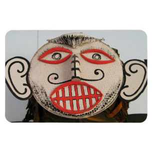 Thai Ghost Face, Phi Ta Khon Mask Festival, Loei Magnet