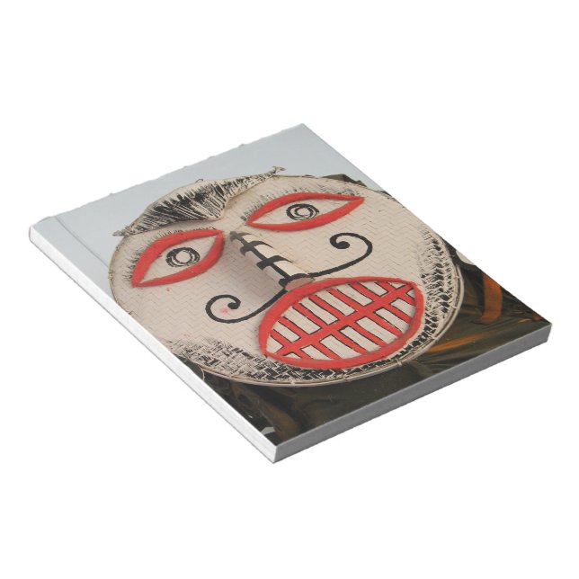 Thai Ghost Face, Phi Ta Khon Mask Festival, Loei Notepad (Angled)
