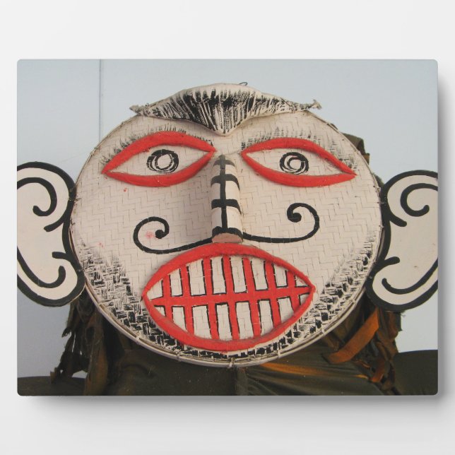 Thai Ghost Face, Phi Ta Khon Mask Festival, Loei Plaque (Front)