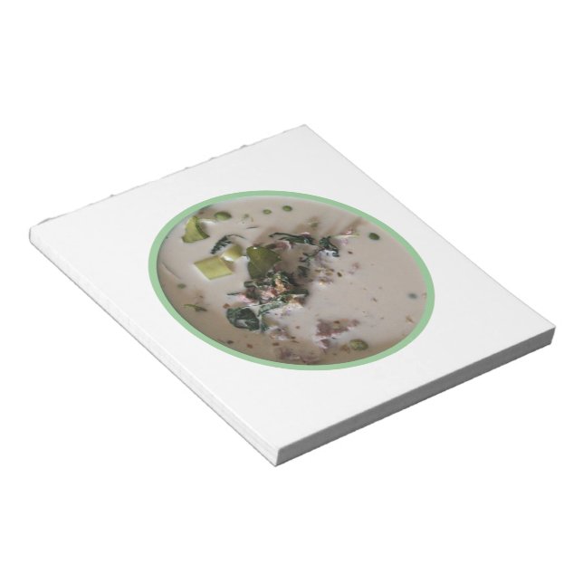 Thai Green Curry [แกงเขียวหวาน] ... Asian Food Notepad (Angled)