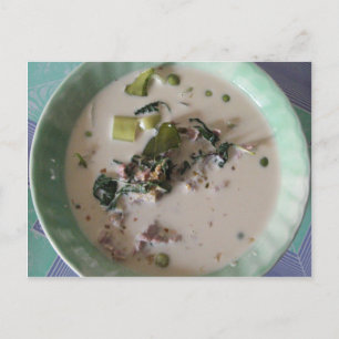 Thai Green Curry [แกงเขียวหวาน] ... Asian Food Postcard