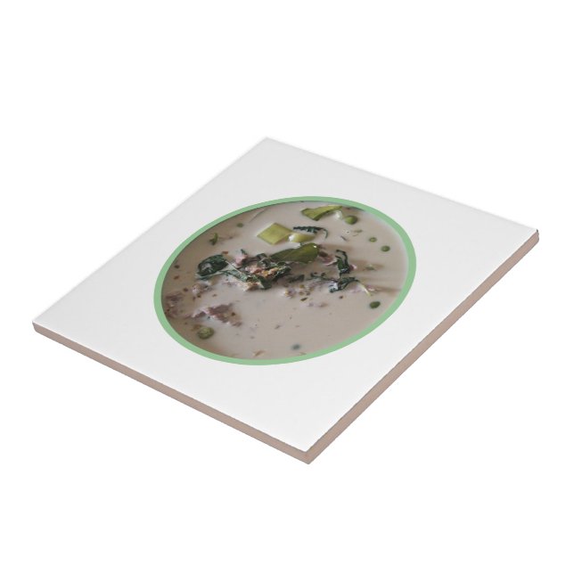 Thai Green Curry [แกงเขียวหวาน] ... Asian Food Tile (Side)