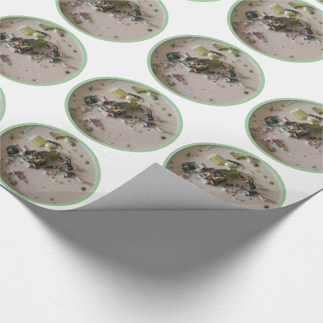 Thai Green Curry [แกงเขียวหวาน] ... Asian Food Wrapping Paper (Corner)