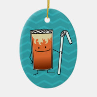 Thai Iced Tea & Bendy Straw Happy Drink Thailand