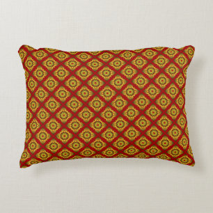 thai ikat seamless pattern background decorative cushion